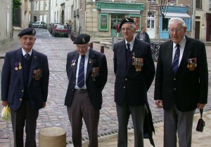 Veterans from the British beaches